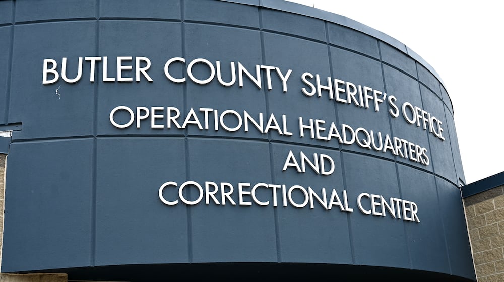 Butler County Jail in Hamilton, Ohio. MICHAEL D. PITMAN/STAFF